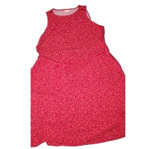 Terra & Sky Casual Dress Floral Print Sleeveless Plus Size 3X